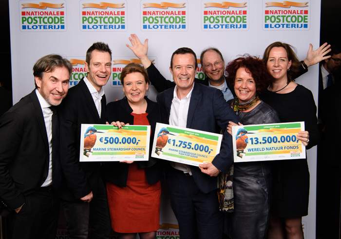 MSC and WWF representatives celebrate funding allocations from the Dutch Postcode Lottery © Roy Beusker Fotografie